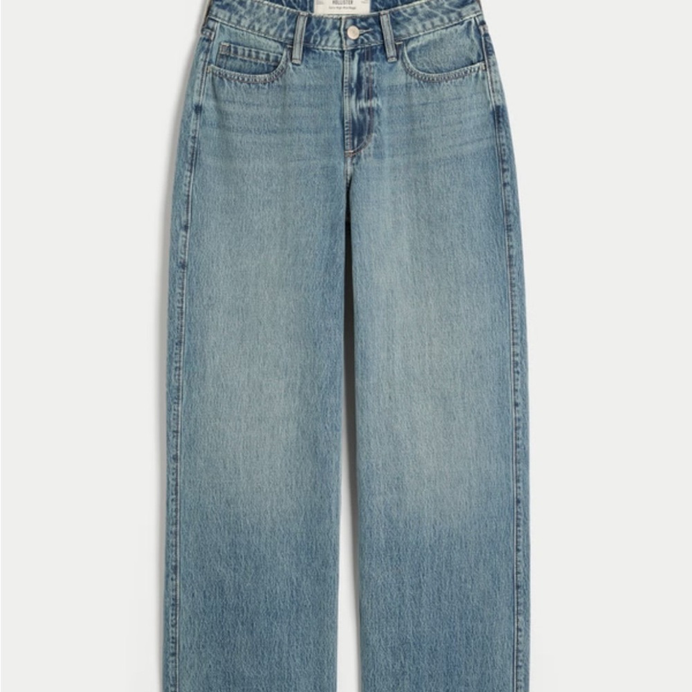 Hollister Curvy Hi Rise Baggy 32/14R